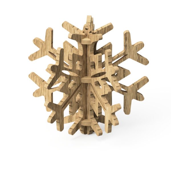 Boule de Noël 3D en bois à monter soi même