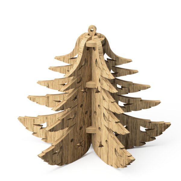 Boule de Noël 3D en bois à monter soi même