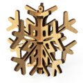Boule de Noël 3D en bois