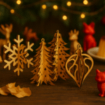 Boule de Noël 3D en bois à monter soi même