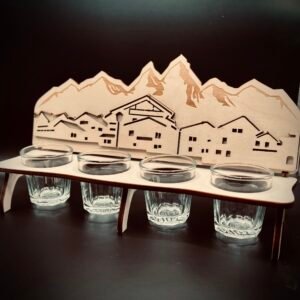 Cadeau apéro - Banc à Shooter - Montagne