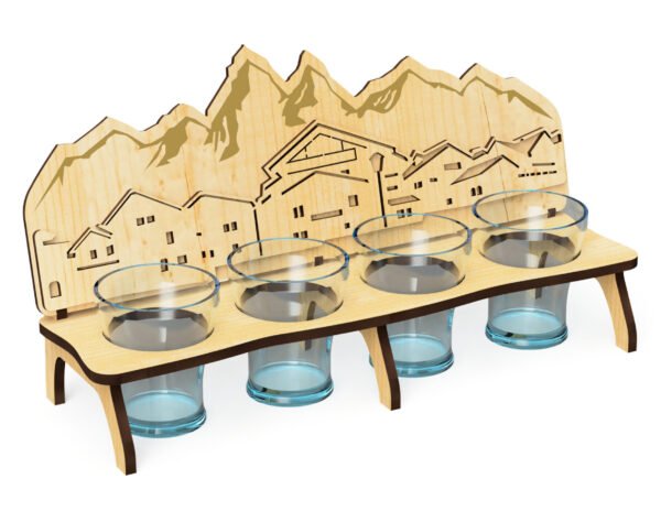 Cadeau apéro - Banc à Shooter - Montagne